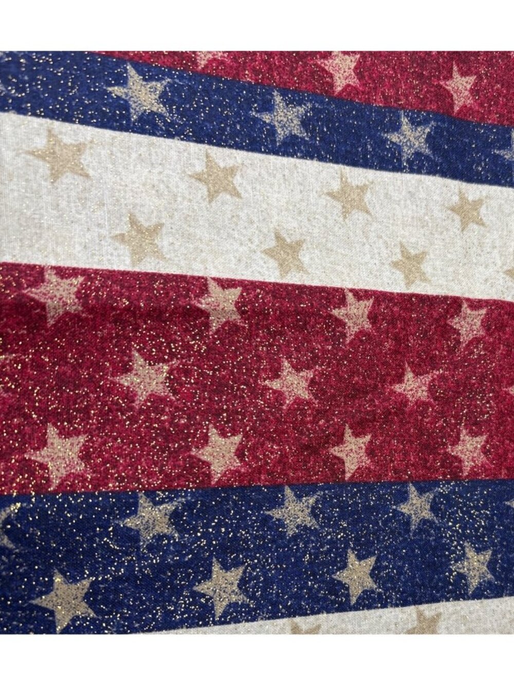 Heart of America Fabric Patty Reed Design Stars Patriotic Cotton 23x44"